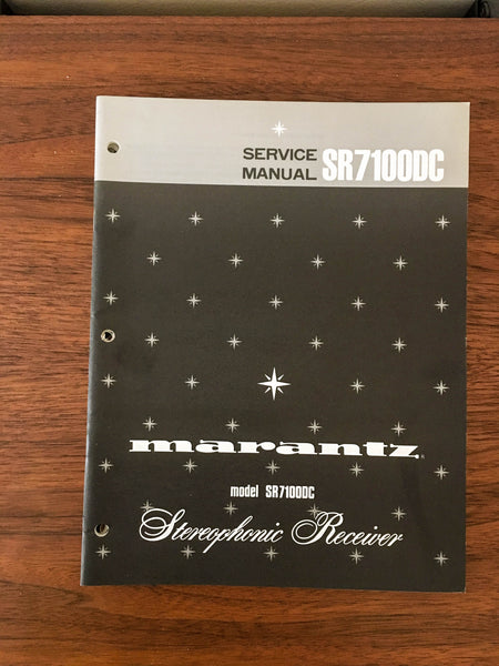 Marantz SR 7100DC SR 7100DC Receiver Service Manual *Original*
