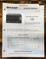 Sharp R-4X84 R-5X84 Microwave  Service Manual *Original*