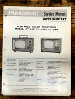 Panasonic CT-23P CT-23PC CT-24W TV / Television  Service Manual *Original*