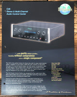 McIntosh C45 Audio Control Center  Dealer Spec Sheet *Original*