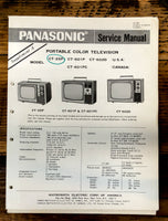 Panasonic CT-25P CT-601P CT-602D CT-601PC TV Supp. Service Manual *Original*