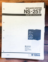 Yamaha NS-25T Speaker Service Manual *Original*