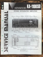 Kenwood KA-1100SD Amplifier  Service Manual *Original*