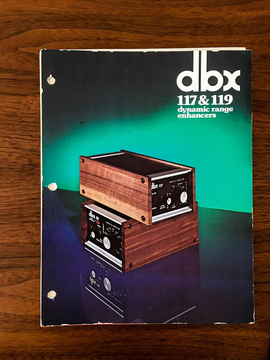 DBX 117 119 Range Enhancer 4 pg Foldout Dealer Brochure  *Original*