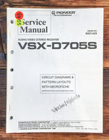 Pioneer VSX-D705S Receiver  Service Manual *Original*