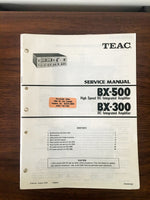 TEAC BX-500 BX-300 Amplifier Service Manual *Original*