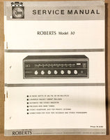 Roberts Model 30 Receiver  Service Manual *Original* #1