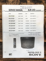 Sony KV-27V22 -29V36K -34V36K -37V36T TV  Service Manual *Original*