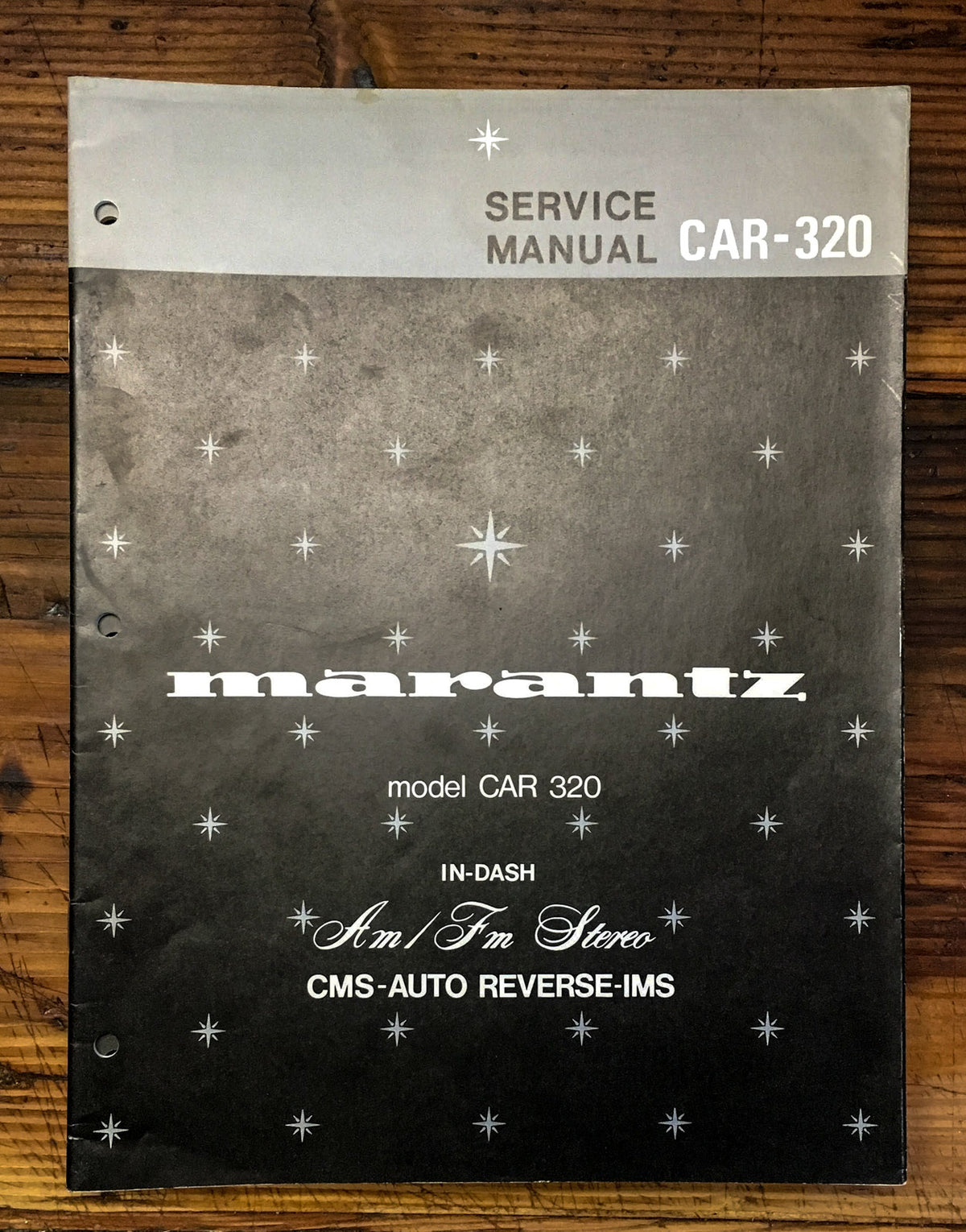 Marantz CAR-320 Car Stereo  Service Manual *Original*