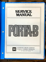 Hammond Organ Porta-B  Service Manual *Original*