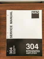 NAD Model 304 Amplifier Service Manual *Original*