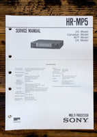 Sony HR-MP5 Processor  Service Manual *Original*