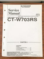 Pioneer CT-W703RS Cassette Service Manual *Original*