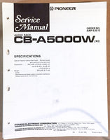 Pioneer CB-A5000W Audio Rack Service Manual *Original*