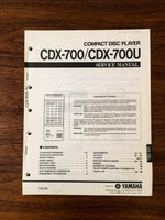 Yamaha CDX-700 CDX-700U CD PLAYER Service Manual *Original*