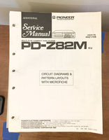 Pioneer PD-Z82M CD Player Service Manual *Original*