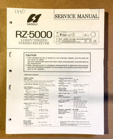 Sansui  RZ-5000 Receiver Service Manual *Original*