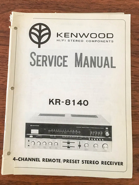 Kenwood KR-8140  Service Manual *Original*