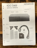 Kenwood KDC-C602 Car Radio  Service Manual *Original*