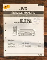 JVC RX-403BK RX-403 BK LBK Receiver Service Manual *Original*