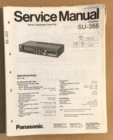 Technics / Panasonic SU-355 Amplifier  Service Manual *Original*