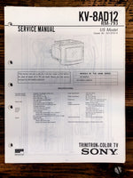 Sony KV-8AD12 TV  Service Manual *Original*