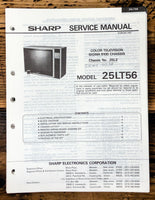 Sharp 25LT56 TV / Television Service Manual *Original*