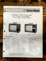 Panasonic CT-65D CT-64P CT-65DC CT-64P TV  Service Manual *Original*