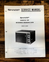 Sharp R-6800 Microwave  Service Manual *Original*