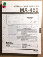 Yamaha MX-460 Amplifier  Service Manual *Original*