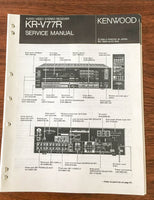 Kenwood KR-V77R Receiver Service Manual *Original*