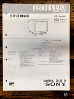 Sony KV-8AD10 KV-8AD20 TV  Service Manual *Original*