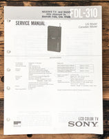 Sony FDL-310 TV Tuner  Service Manual *Original*