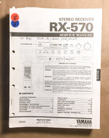 Yamaha RX-570 Receiver  Service Manual *Original*