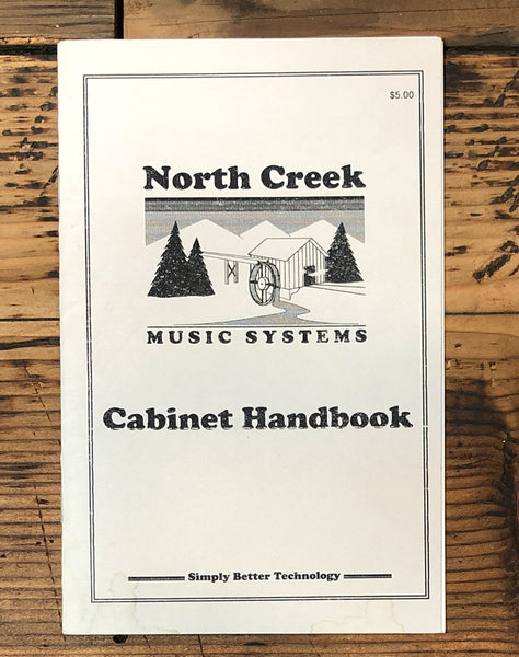 North Creek Music Systems Cabinet HandbookOkara  Owner / User Manual *Original*