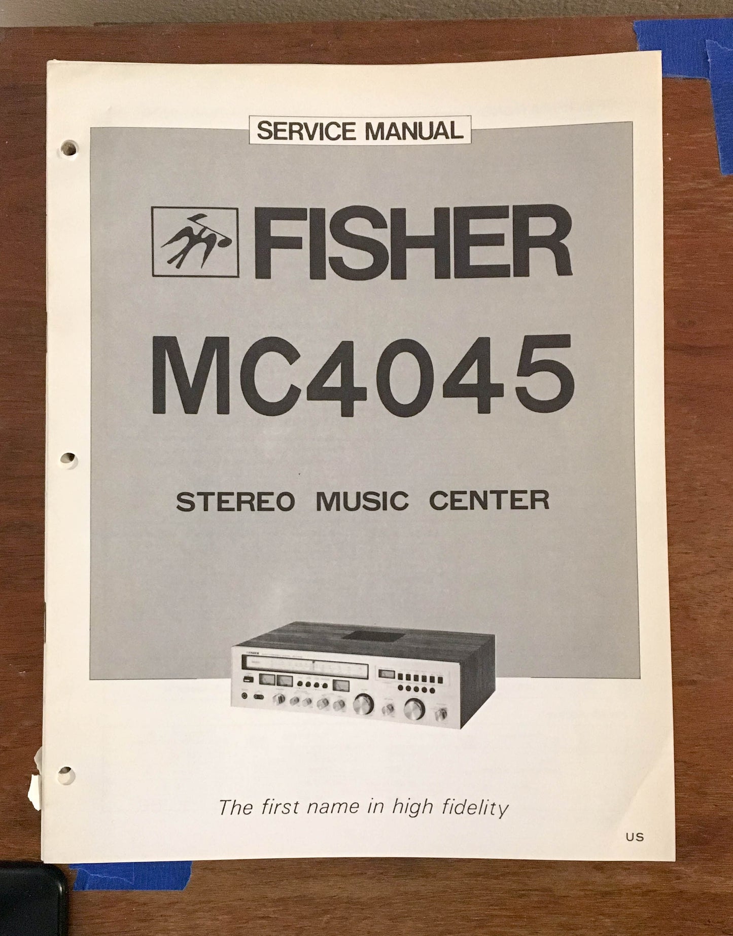 Fisher MC-4045 / MC4045 Stereo System Service Manual *Original*
