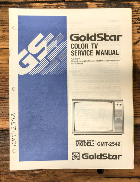 Color TV Service Manual *Original* – Vintage Audio Store - Vintage ...