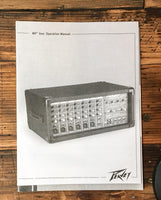 Peavey MP 600 Mixer Owner / User Manual *Original*