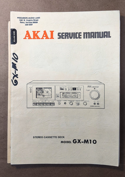 *Original* Akai GX-M10 Cassette Service Manual