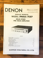 Denon PMA-737 Amplifier Service Manual *Original*