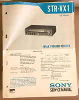 Sony STR-VX1 Receiver  Service Manual *Original*