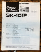 Pioneer SK-101F Radio  Service Manual *Original*