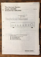 Harman Kardon HK 6100 HK-6100 Amplifier Service Manual *Original*