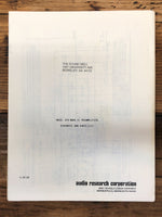 Audio Research SP9 SP-9 MK II Preamp / Preamplifier  Service Manual *Original*