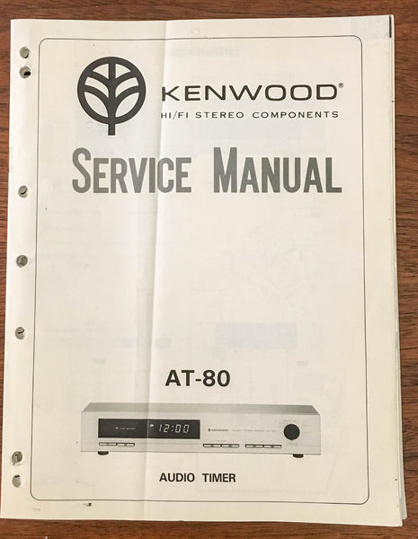 Kenwood AT-80 TIMER Service Manual *Original*