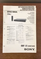 Sony DVP-S336 S570D S745D CD DVD Player  Service Manual *Original*