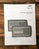 Peavey XR 8300 XR 8600 Mixer User / Owner Manual *Original*