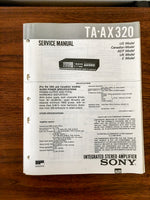 Sony TA-AX320 Amplifier Service Manual *Original*