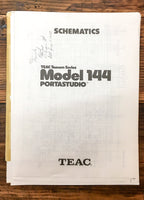 Teac Tascam Model 144 PortaStudio  Schematic Manual *Original*