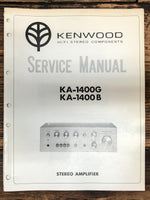 Kenwood KA-1400G KA-1400B Amplifier  Service Manual *Original*